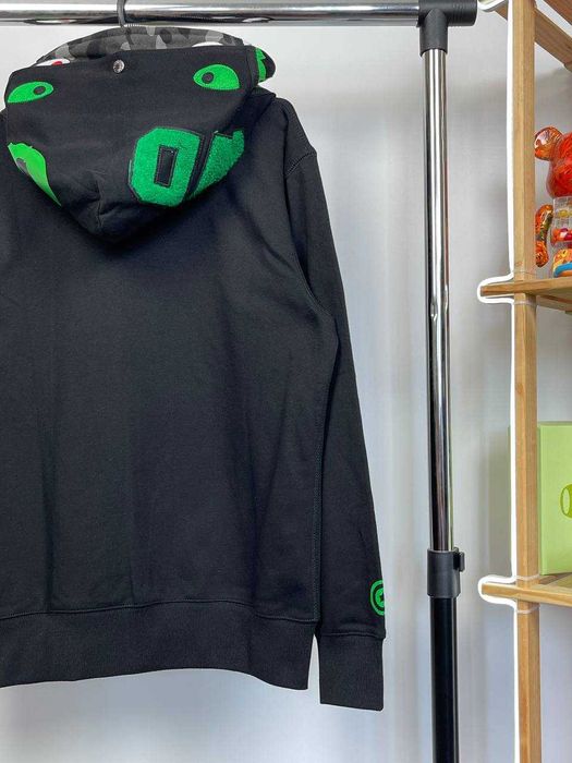 A Bathing Ape Green Hoodie | Hanorac Bape