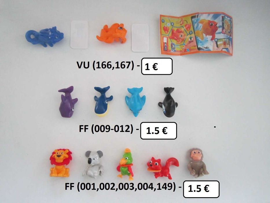 Киндер играчки 3