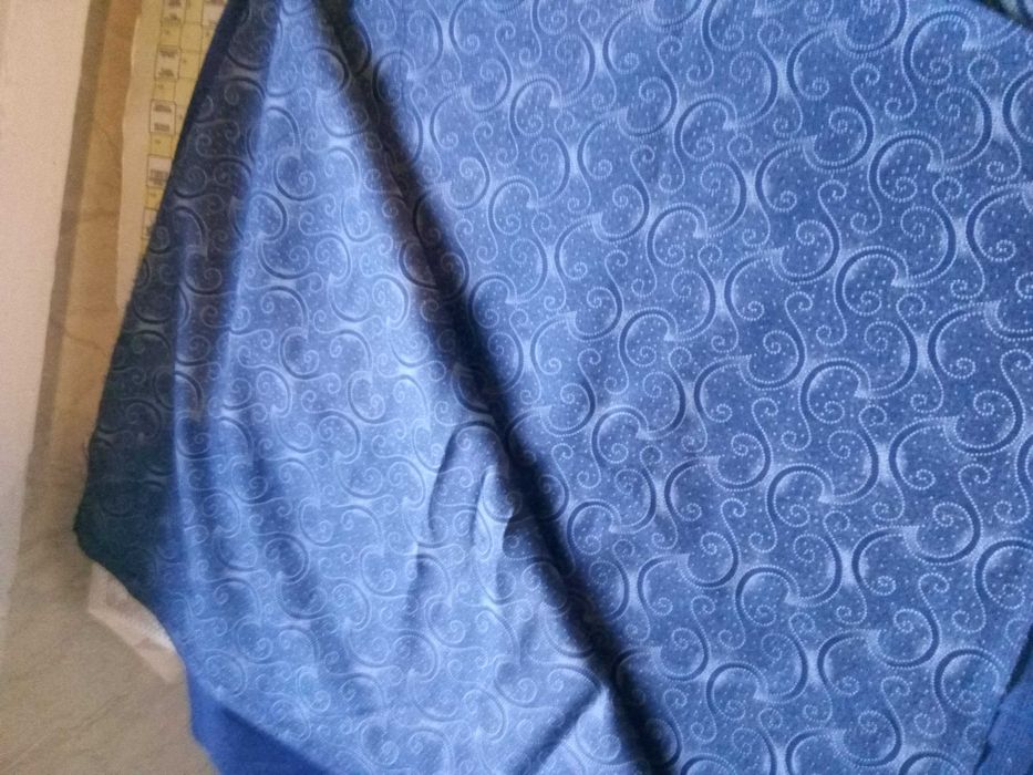 плат тъмносин бархет