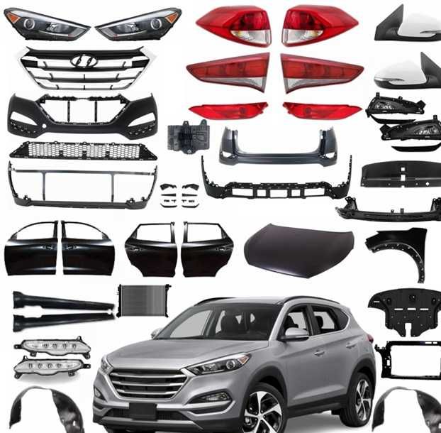 Бампер фара капот решетка крыло кузовные детали Hyundai Tucson