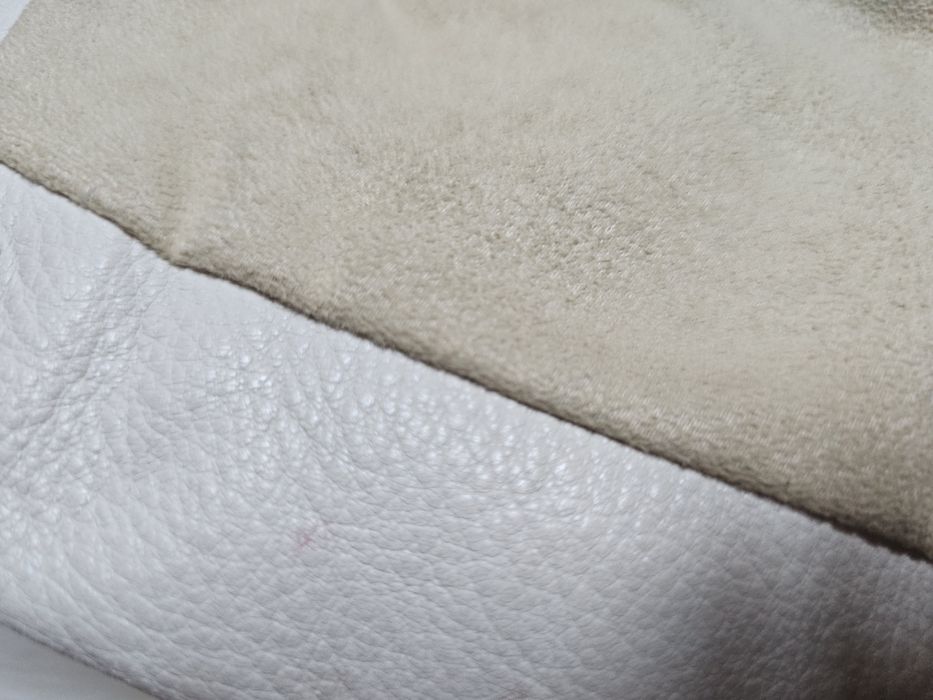 Marc by Marc Jacobs - poșetă / geantă de piele naturală, albă