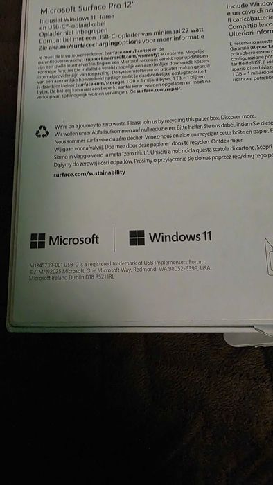 Microsoft surface pro 12 nou