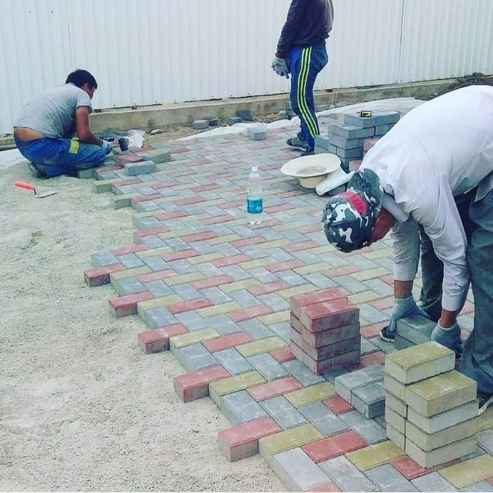 Профессиональная Укладка брусчатки