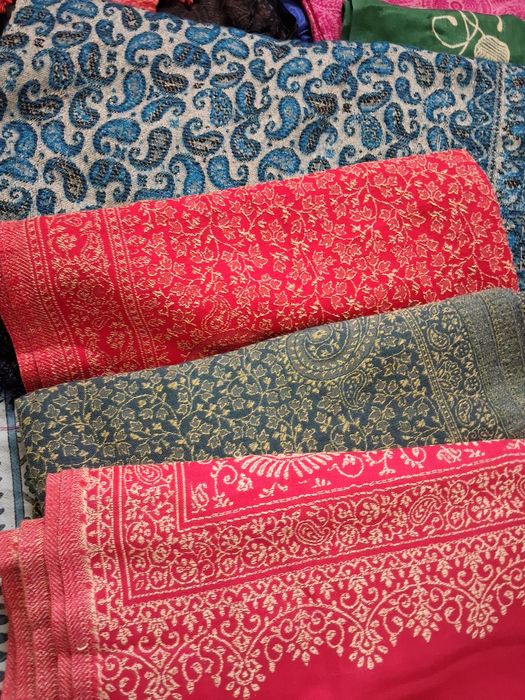 Шалове от Индия кашмир, коприна, памук, вълна