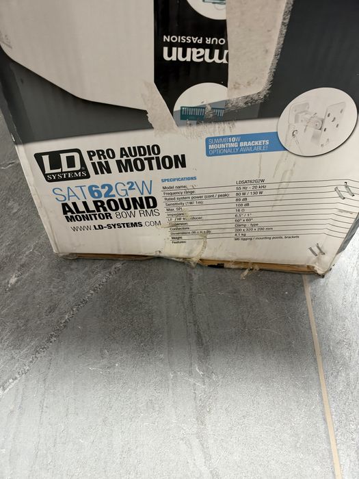 Boxe pasive LD Systems SAT 62 W G2 Pair