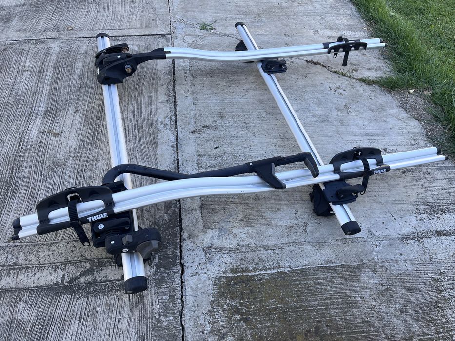 Bare transversale Thule 120 cm + 2 suporti bicicleta Thule