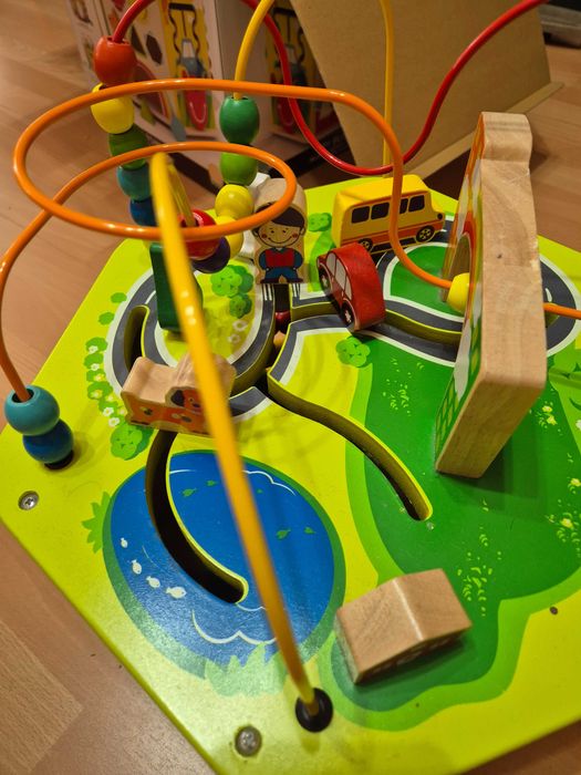 Дървен куб за игра Acool Toy