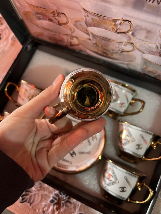 set de 6 cesti cu farfurii