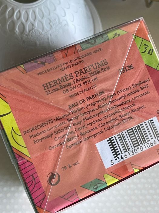 Set Hermes original cu miniatura edp