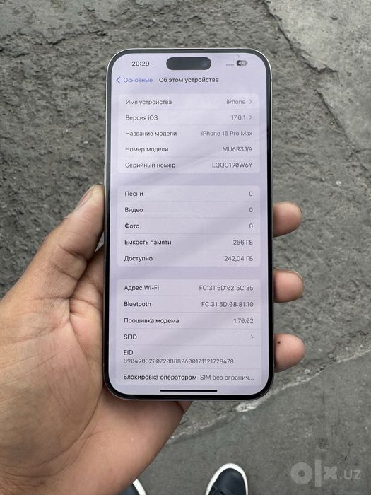 Iphone 15 pro max 256gb 78% yomkis