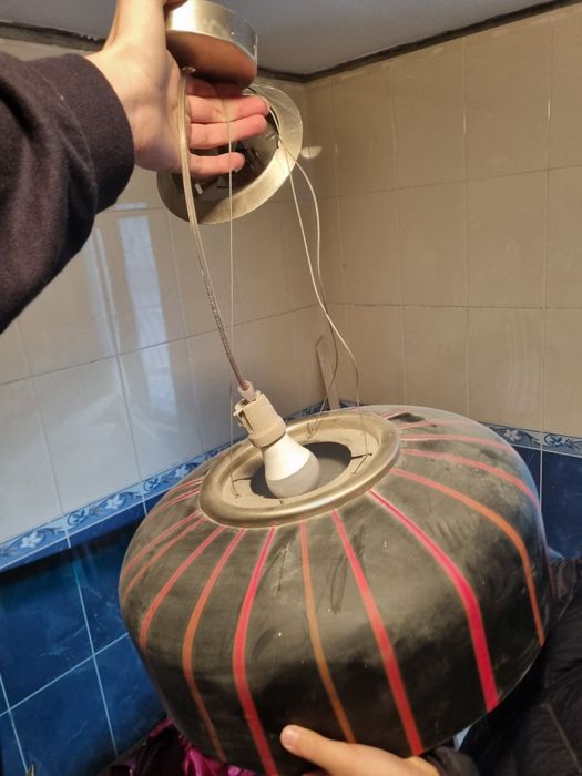 Набор люстр (4) в рабочем состоянии