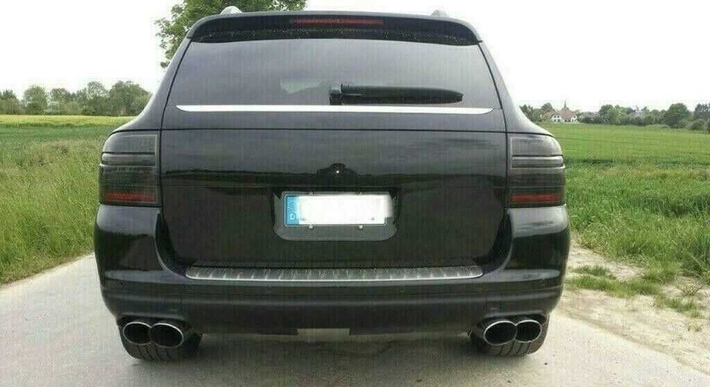 Стопове Порше Кайен 1 ЛЕД тъмни Опушени Porsche Cayenne 1 Тунинг LED