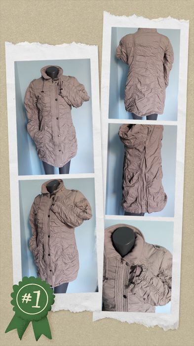 Дамски топли шуби тип парка / голям размер