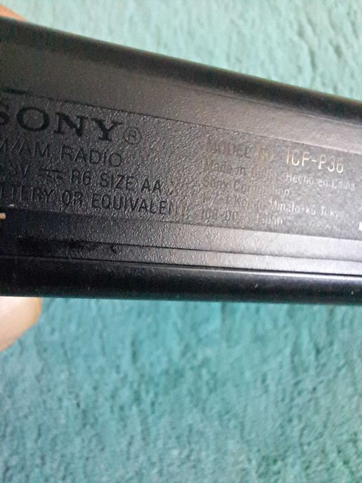 radio sony icf p36 functional
