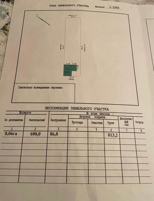 Продается земельный участок