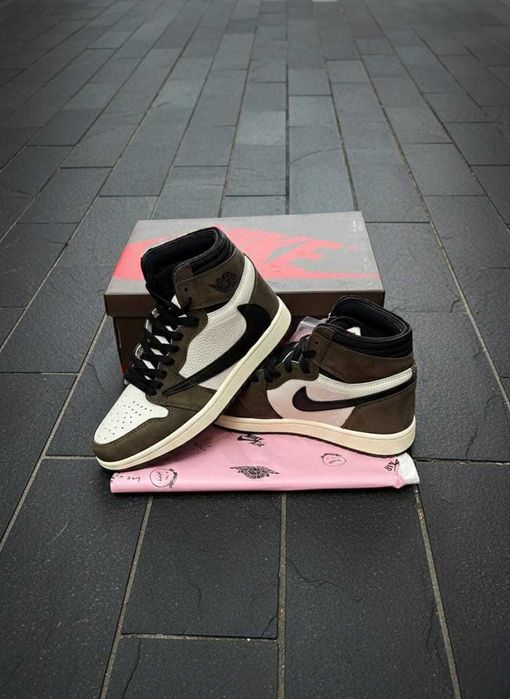 Nike Jordan 1 High Travis Scott - Piele - PREMIUM