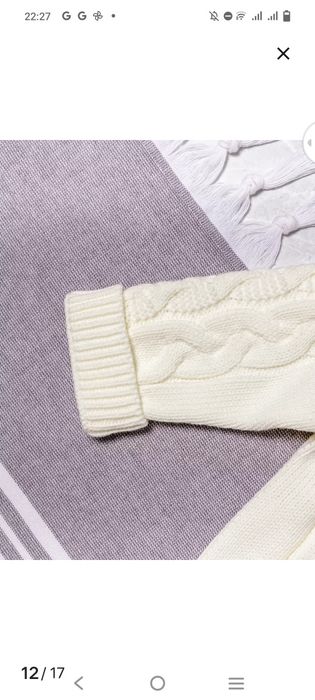 Продам комбинезон вязаный без утеплителя 80-86