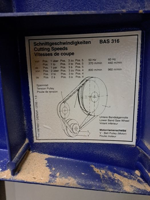Vând  sau schimb Ferăstrău  Banzic metabo