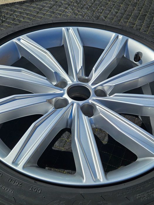 Set 4 Roti Jante Originale Audi A6 S6, A7 C8 19" + Anvelope Bridgestone 245/45 R19