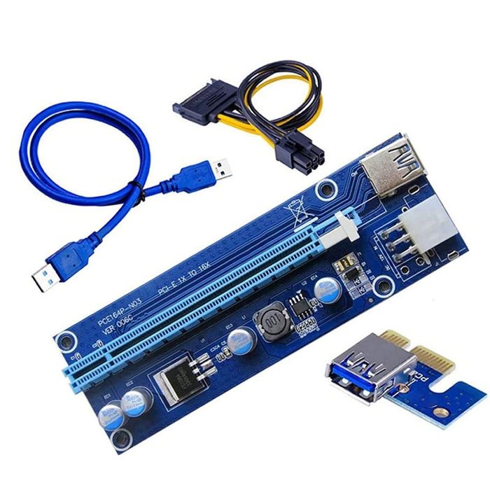 Райзера 6pin, Molex, Sata