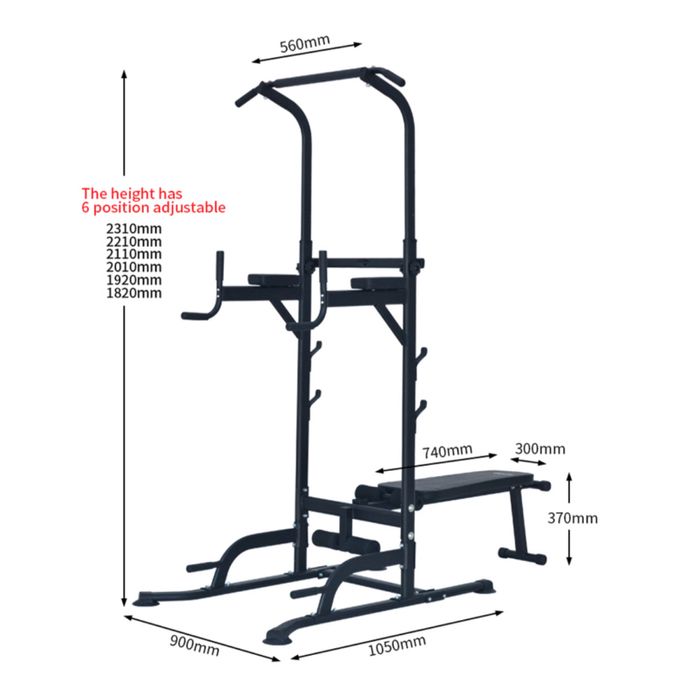 Aparat fitness multifunctional