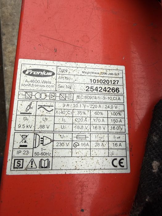 Fronius magicwave 2200 job