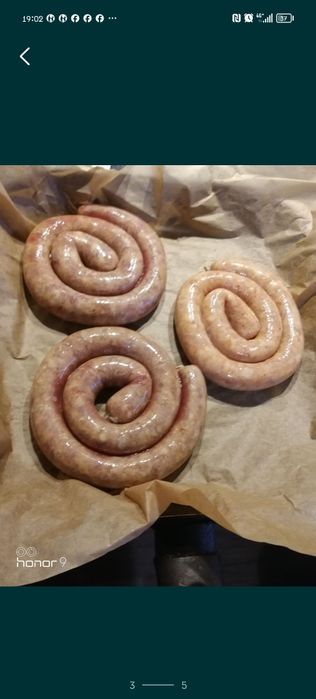 Колбаски гриль в натуральной оболочке