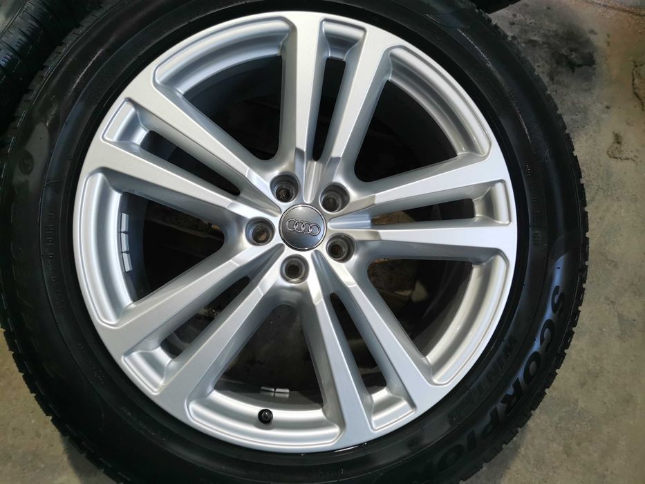 Jante Originale AUDI Q7 / Q5 R 20 cu anvelope de iarna