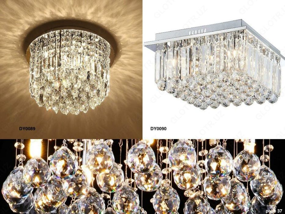 Har xil turdagi lyustralani yigib chiroyli qilib osib beramiz