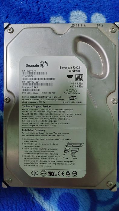 Vând HDD 120 Gb și 500 Gb