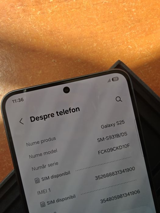 Samsung S25 12/128 GB liber retea