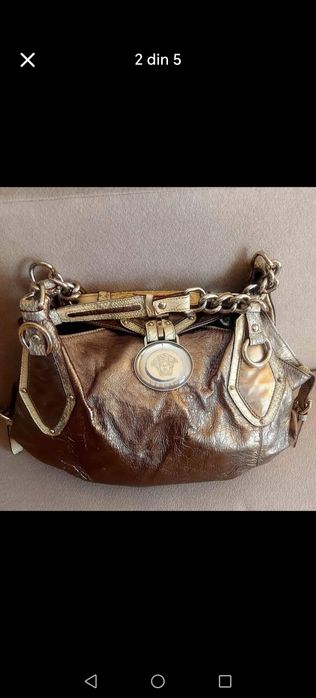 Geanta Versace aurie