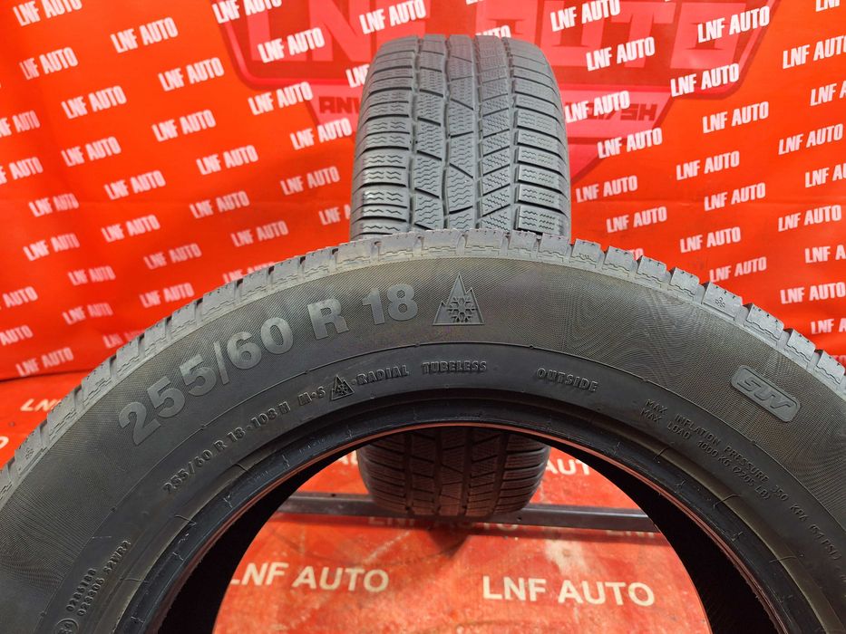 Anvelope de IARNA - 255/60/18 - Continental - 6.5 MM - DOT 2019 !