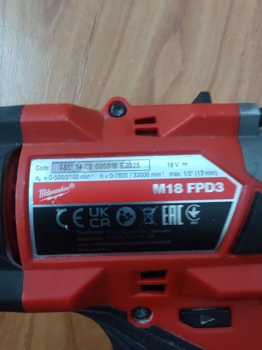 Vând milwaukee m18 fpd3