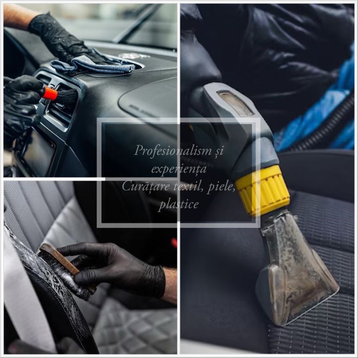 Curatare - spalare tapiterie auto textil sau piele - detailing auto