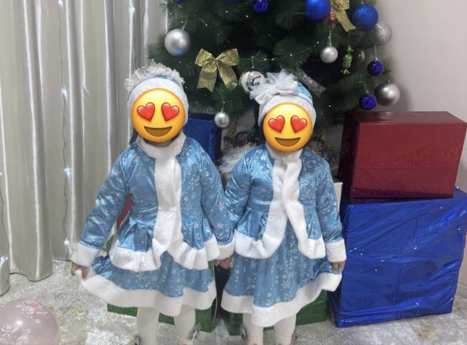 Платье снегурочки , qor qiz kiyim