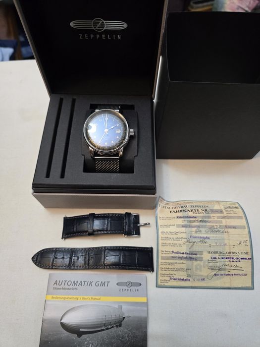 Ceas  ZEPPELIN  LZ126 LOS ANGELES 7668-3 / automatic GMT (4Hz)