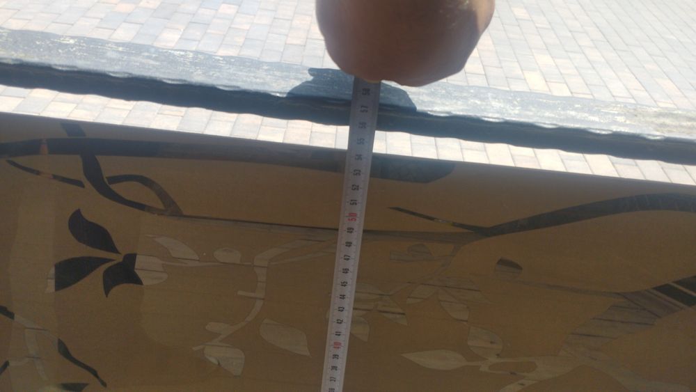 Замена зеркала шкафа установка