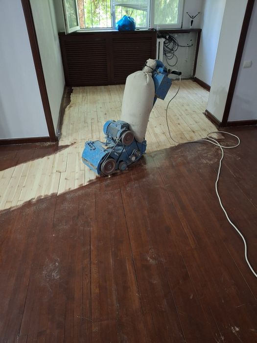 Шлифовка пол паркет Shlifovka pol