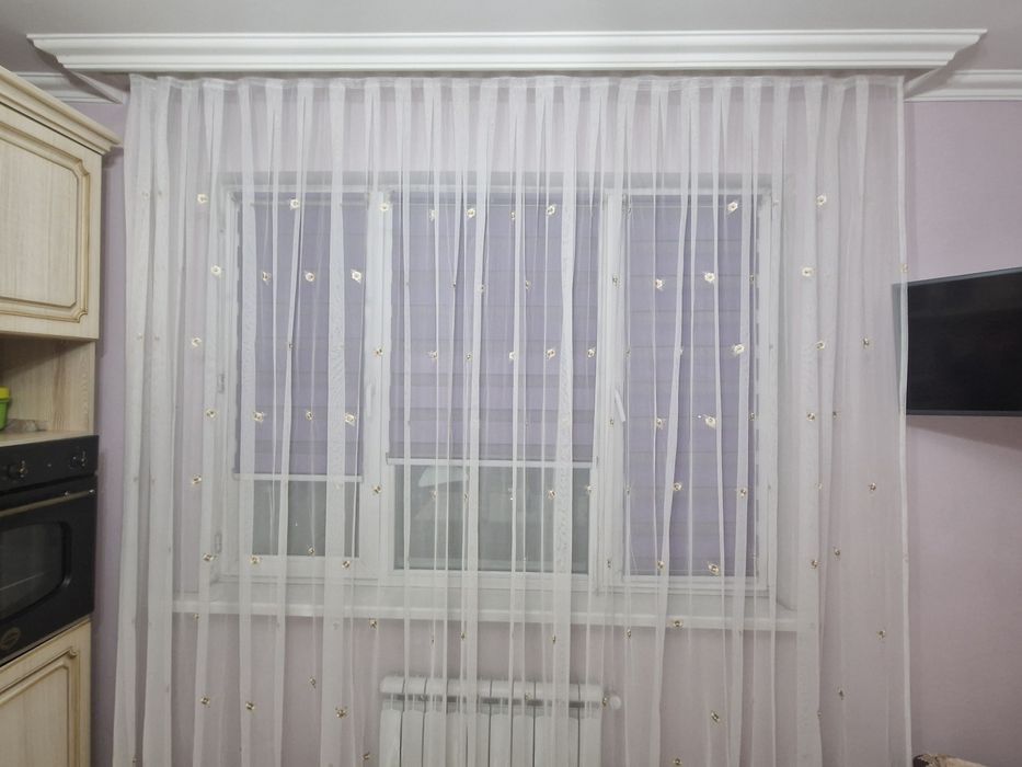 Продаю тюль,цвет белый