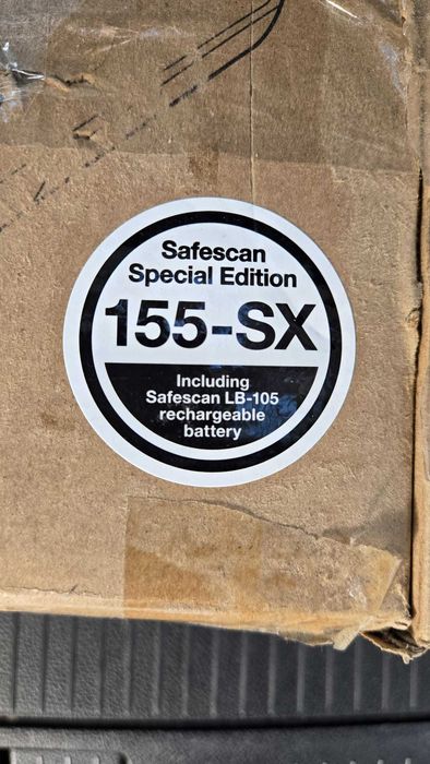 Detector Automat de Bancnote False Safescan 155-SX Special Edition - Ca Nou, Full Box (Cu Baterie LB-105 Inclusă)