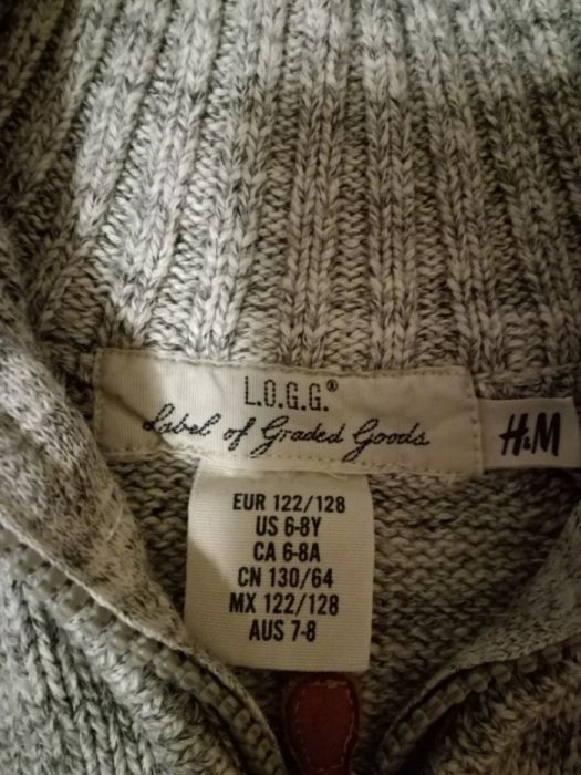 Страхотен пуловер за момче на H&M-L.O.G.G,плетиво