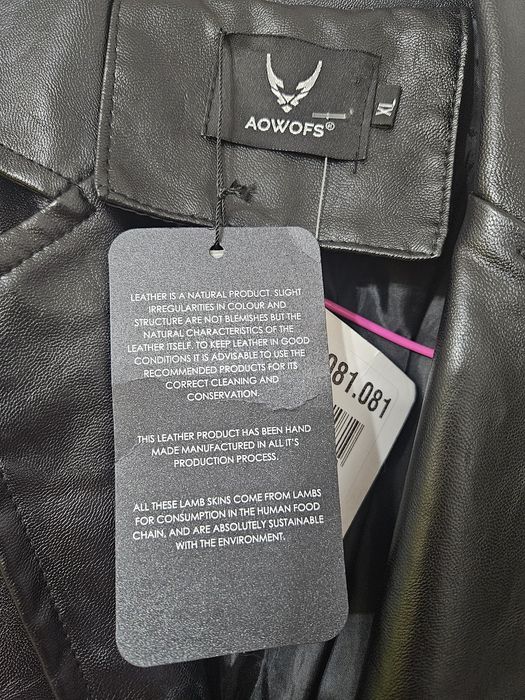 Sacou imitatie piele