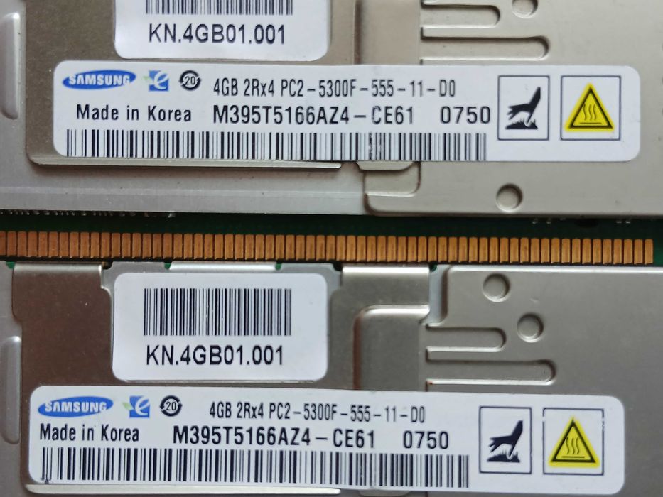 Сървърна RAM памет с радиатори 16 GB (4x4 GB) DDR2 FB-DIMM