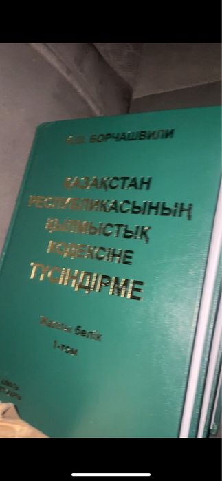 Комментарий к уголовном кодексу РК