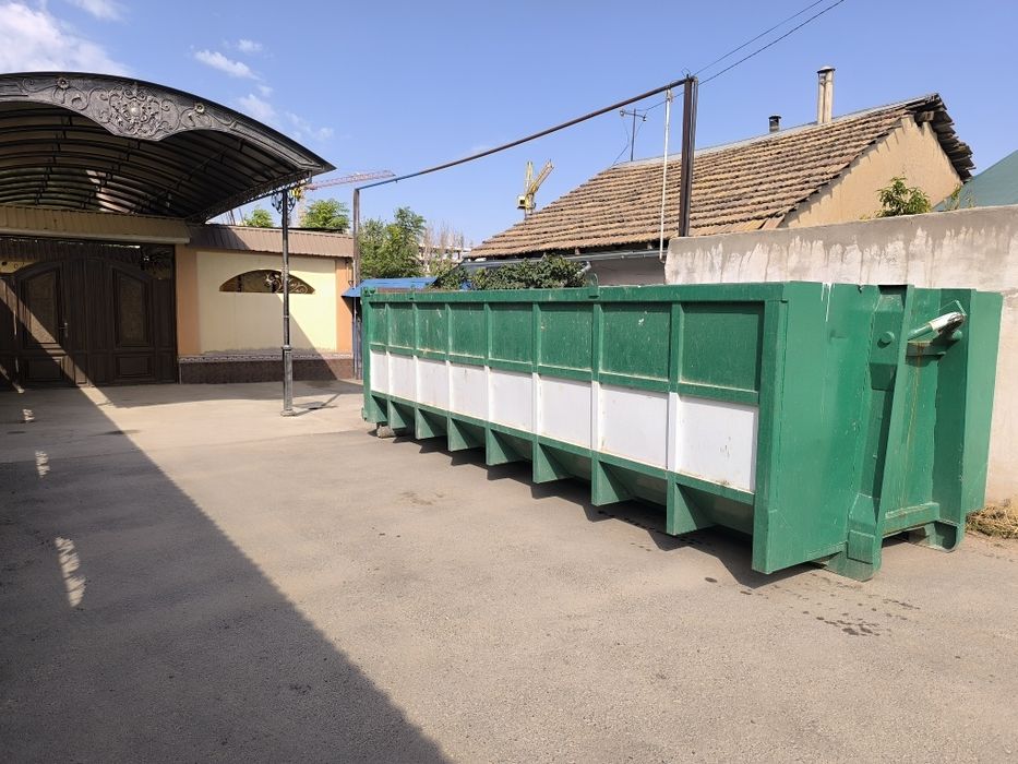 Вывоз любого типа мусора на контейнере 20м3