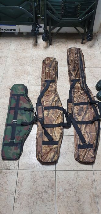 Тройни калъфи за въдици KAIDA