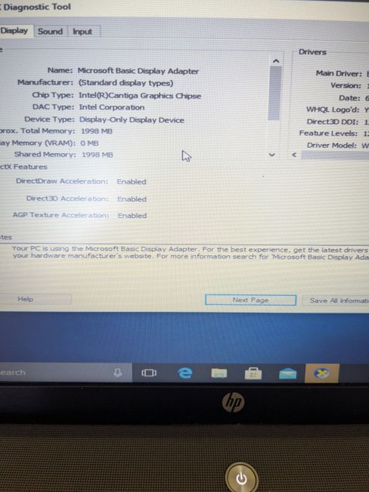 Laptop HP Model HP 620