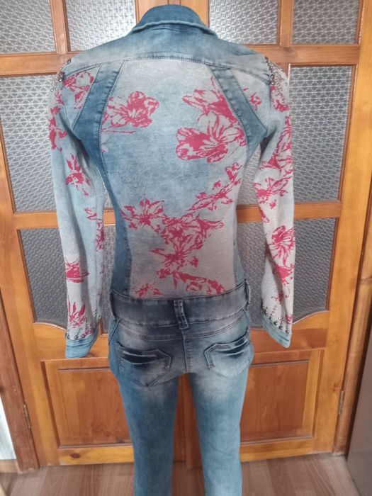 Комбинезон женский джинсовый