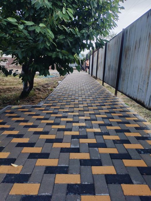 Укладка брусчатка